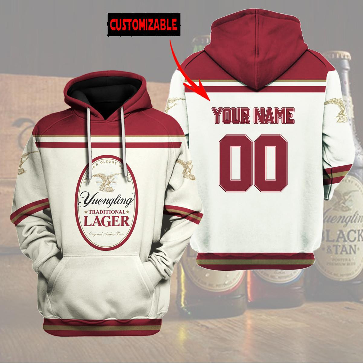 Yuengling Beer Personalized 3d Hoodie
