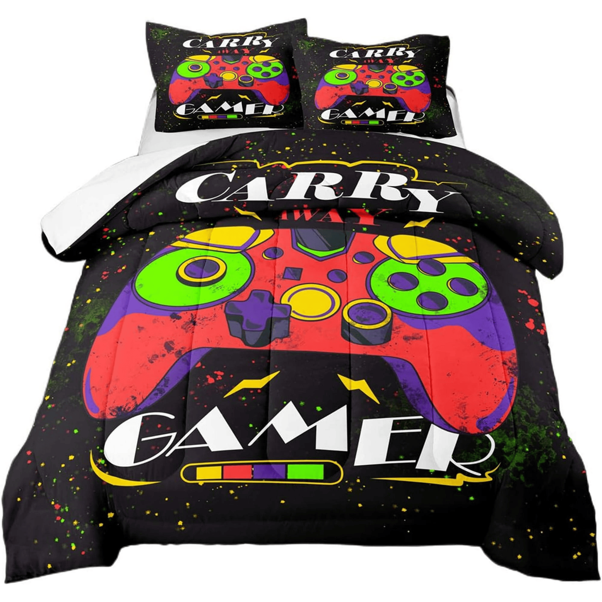 Game Bedding Set Carry Gamer Console Galaxy Duvet Covers