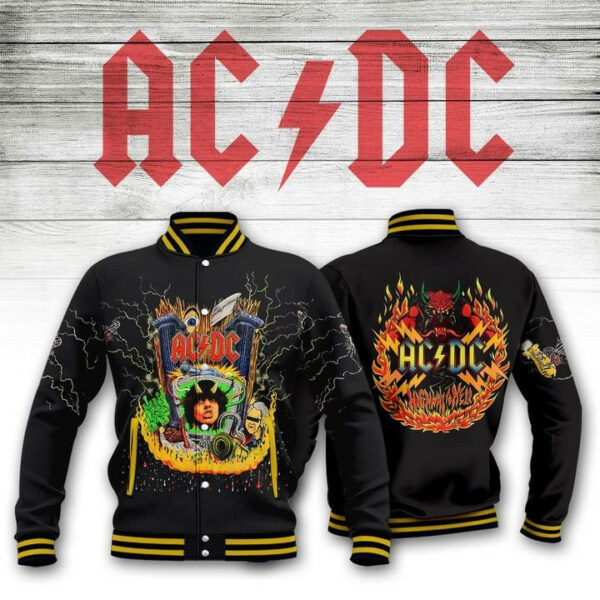 Ac/dc Music Band 6k915 Gift For Fan Baseball Jacket 546