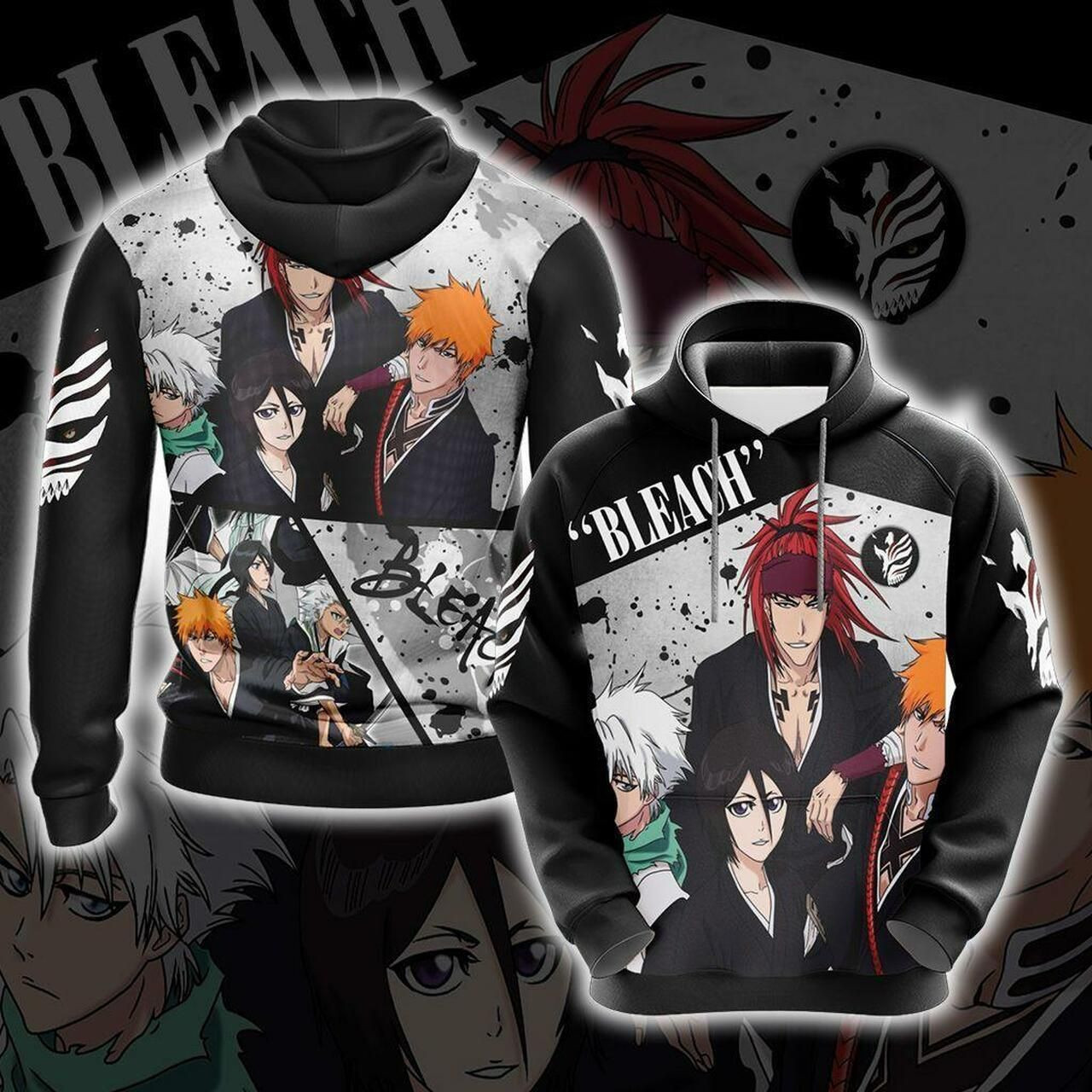 Bleach Unisex 3D All Over Print Hoodie & Zip Hoodie
