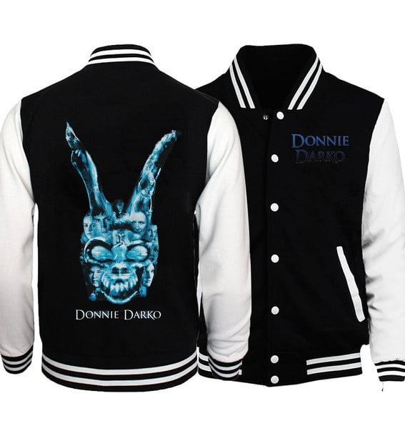 Donnie Darko Movie Baseball Jacket Sweatshirt Winter Popular Soft Hoodie Sweatshirt Printed Cotton Hoodies Pop Jackets