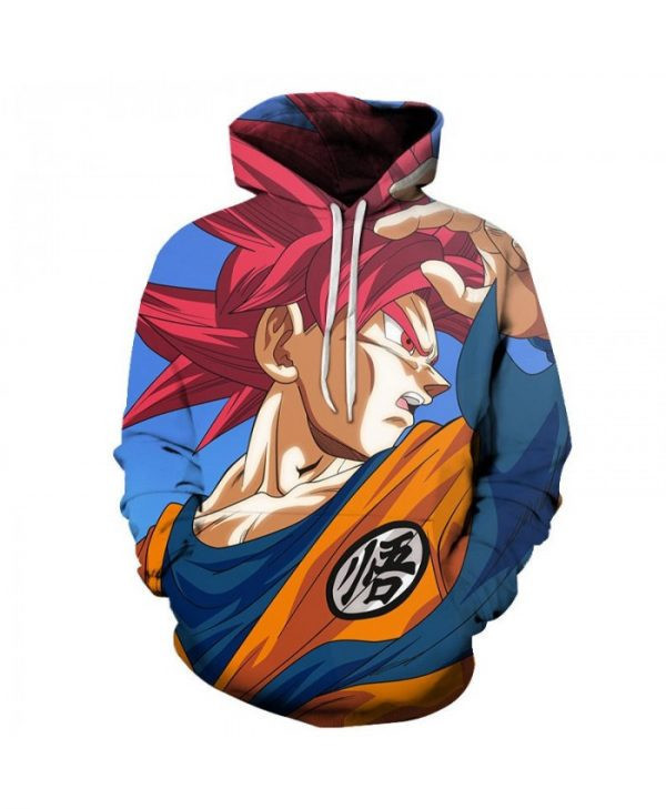 Dragon Ball Look Obliquely 3D All Over Print Hoodie & Zip Hoodie