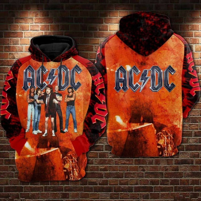 Acdc Style 2 3d Hoodie