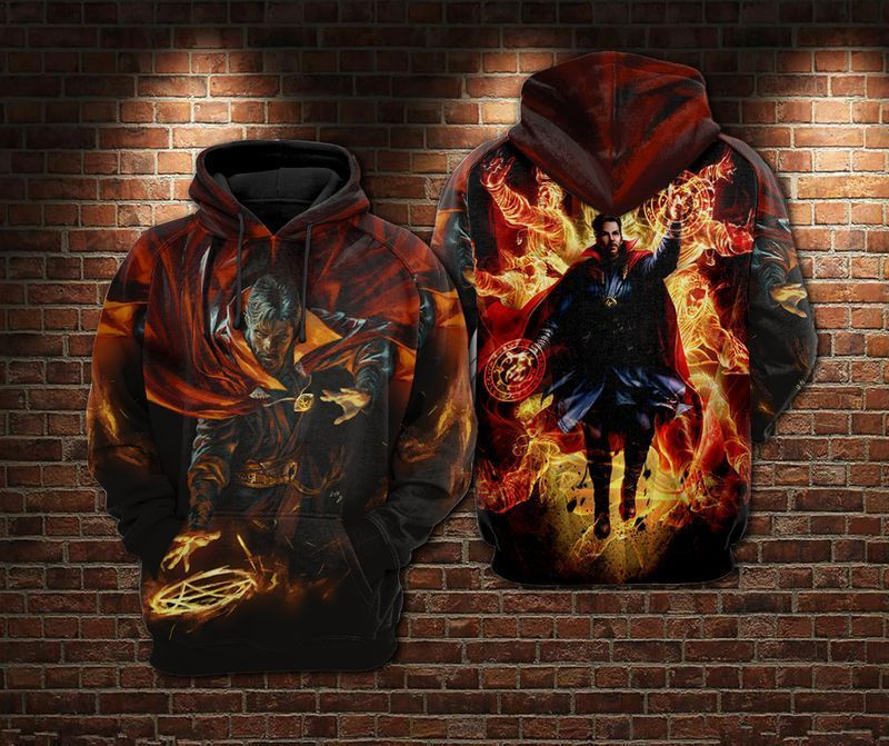 Doctor Strange , Avengers, Marvel Over Print 3d Hoodie Zip Hoodie