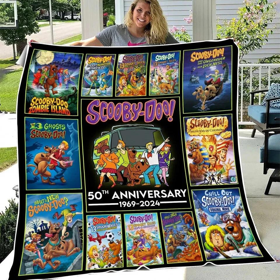 Scooby-Doo 55th Anniversary Fleece Sherpa Blanket