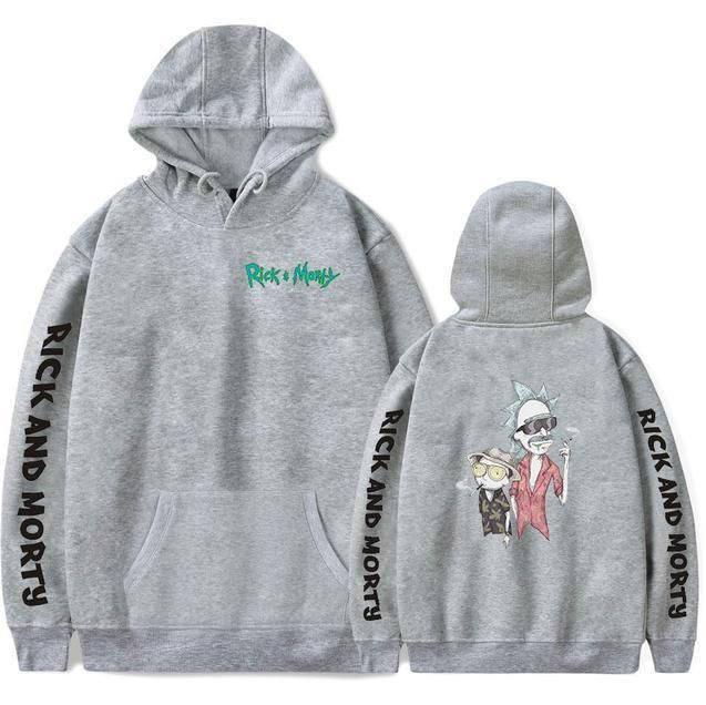 Rick And Morty With Cat Gift Over Print 3d Hoodie Zip Hoodie 873
