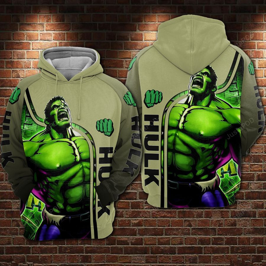 Hulk Marvel Comics 3D All Over Print Hoodie & Zip Hoodie