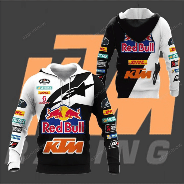Ktm Racing Shirt 583, 3d Hoodie 1215