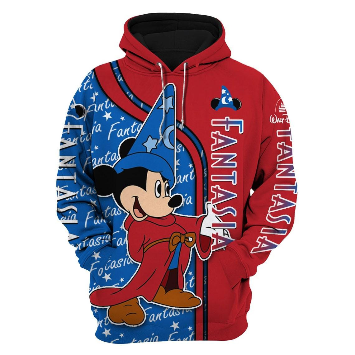 Mickey Mouse Fantasy Fan Gift, Mickey Mouse Fantasy Gift, Mickey Mouse Fantasy Aop Hoodie, Zip Hoodie