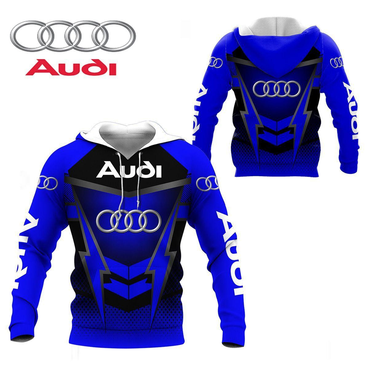 Audi Shirt 443,   3d Hoodie Zip Hoodie