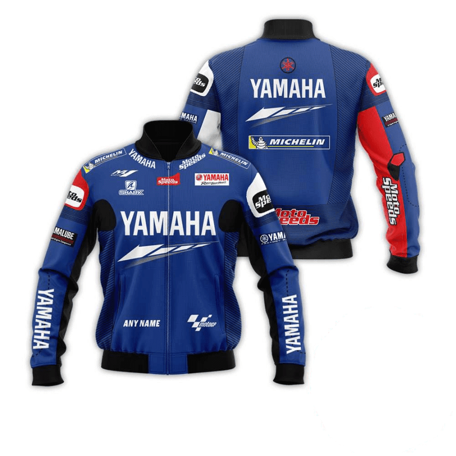 Personalized Yamaha Motogp Racing Manufacturer Team Bomber Jacket 814
