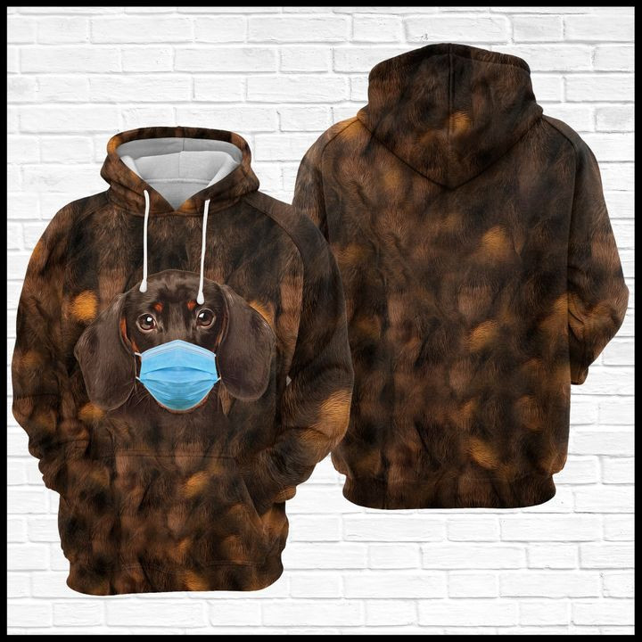 Strong Dachshund 3D All Over Print Hoodie & Zip Hoodie