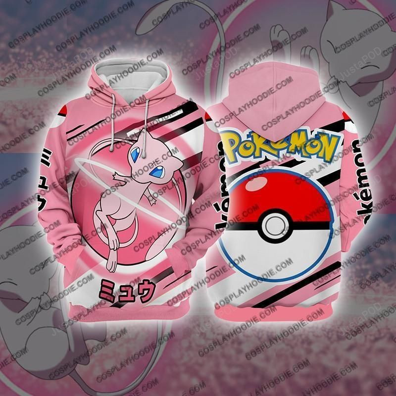 Pokemon Mew Cosplay 3D All Over Print Hoodie & Zip Hoodie