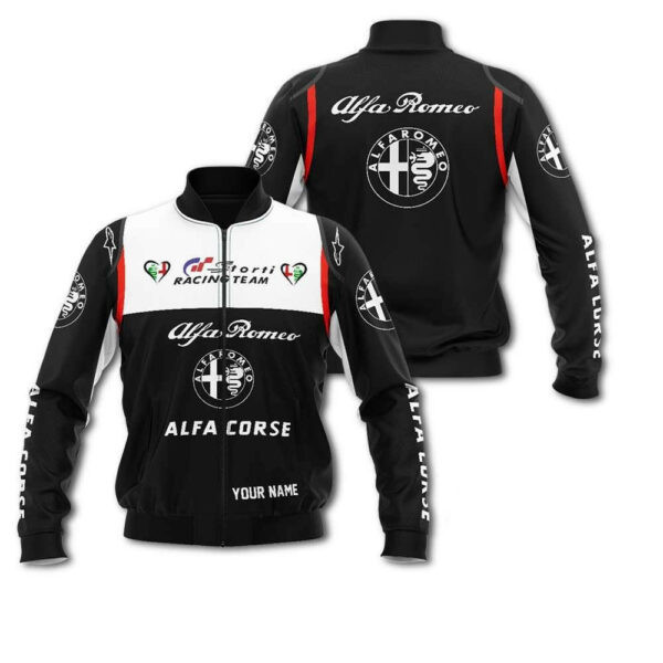 Personalized Alfa Corse Racing Alfa Romeo Bomber Jacket 838 208