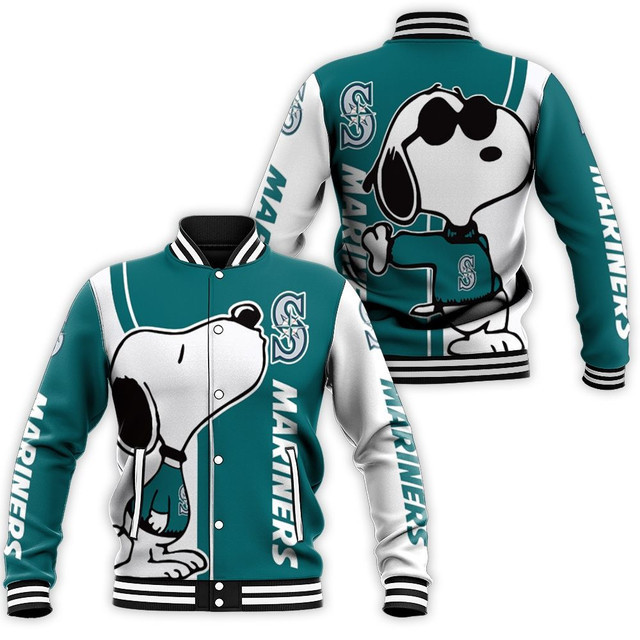 Seattle Mariners Snoopy Lover Baseball Jacket