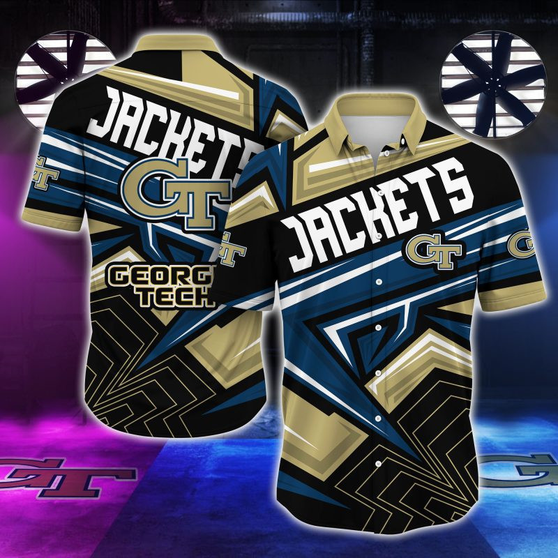 Georgia Tech Yellow Jackets Summer Hawaii Shirt For This Season Gift For Sport Lovers