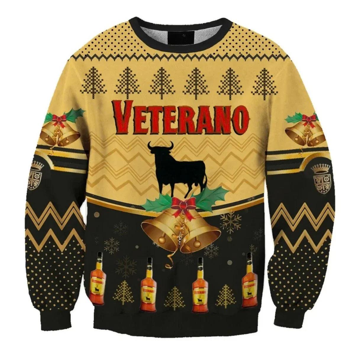 Vetarano Christmas Holiday Ugly Christmas Sweater