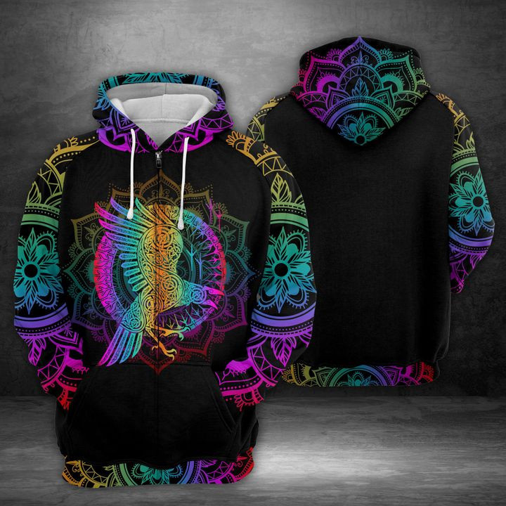 Raven Viking 3D All Over Print Hoodie & Zip Hoodie