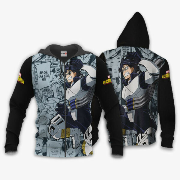 Tenya Iida Anime My Hero Academia 1k965   Cartoon Graphic Outfits Aop 3d Hoodie Zip Hoodie 2789