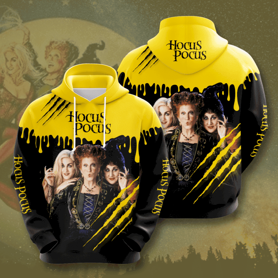 Hocus Pocus 3D All Over Print Hoodie & Zip Hoodie
