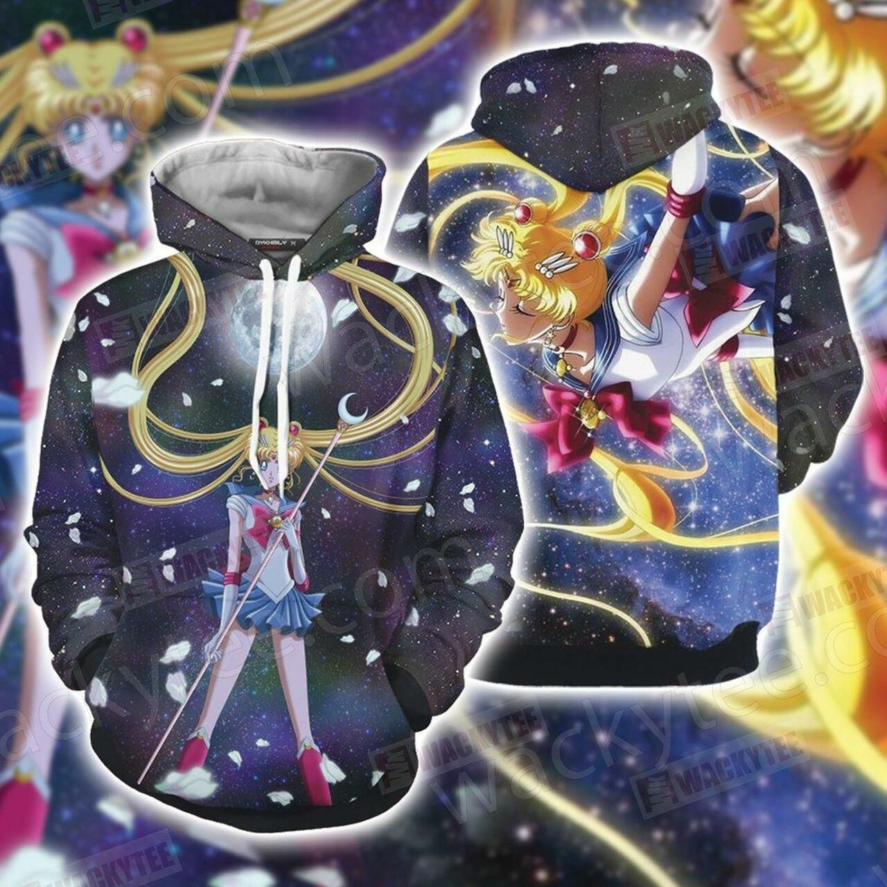 Sailor Moon 3D All Over Print Hoodie & Zip Hoodie