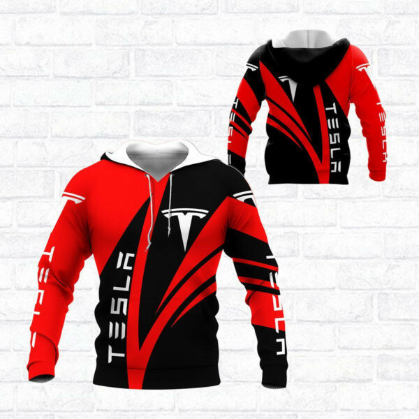 Tesla Motors Shirt 718, 3d Hoodie Zip Hoodie 2825
