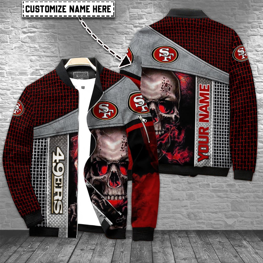 San Francisco 49ers Personalized Bomber Jacket BG683