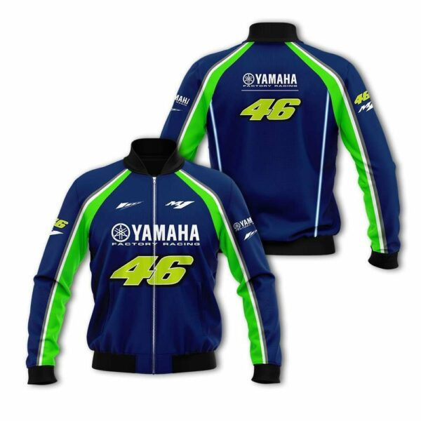 Vr46 Yamaha Factory Racing Motogp Bomber Jacket 801 146