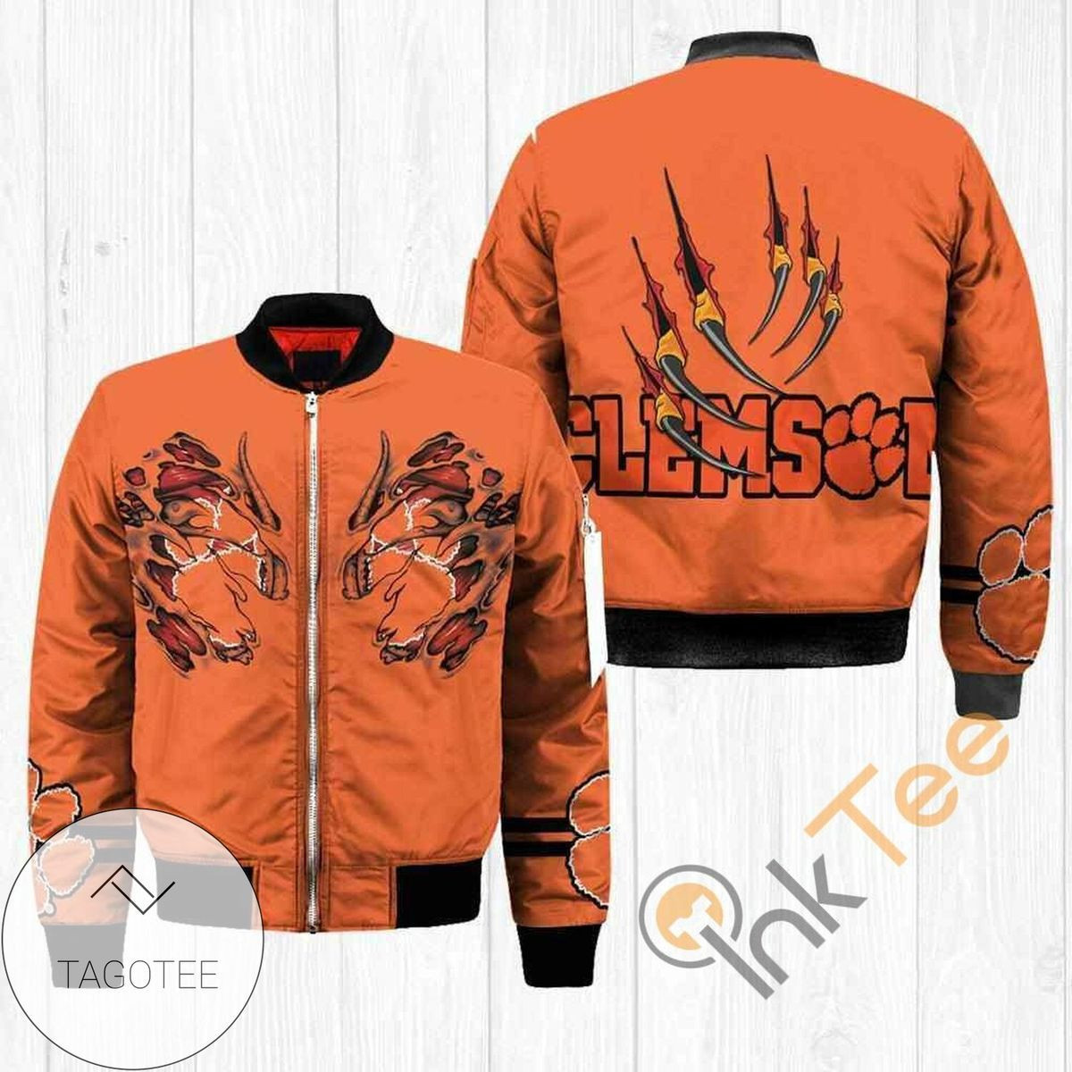 Clemson Tigers Claws Bomber Jacket