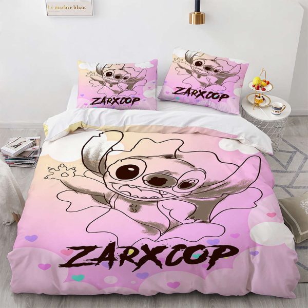 Lilo And Stitch Bedding Set Stitch Drawing Graphic Duvet Covers