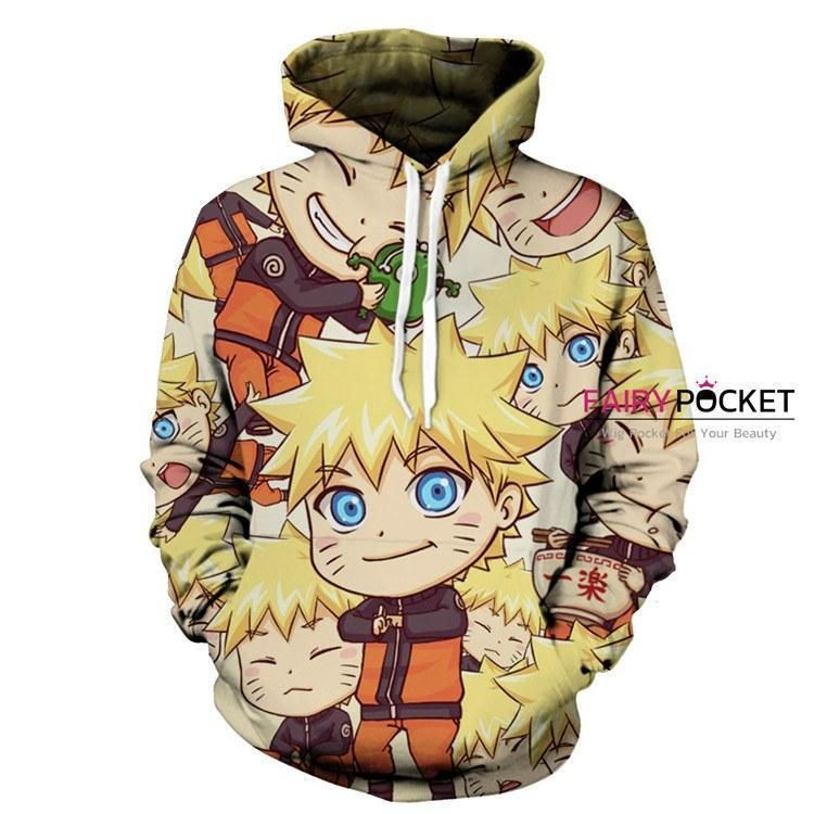 Naruto Naruto Uzumaki 3D All Over Print Hoodie & Zip Hoodie
