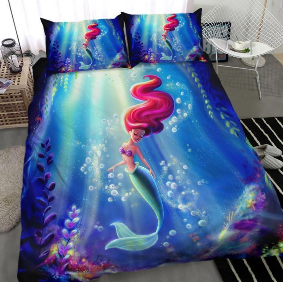 Little Mermaid Bedding Set DN Ariel The Little Mermaid Duvet Covers
