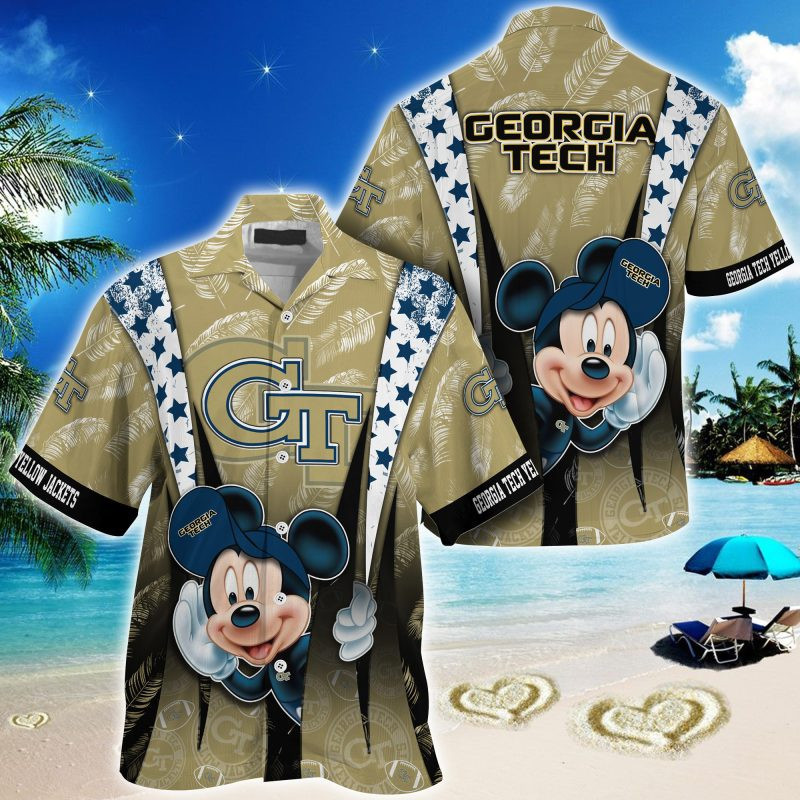 Georgia Tech Yellow Jackets Summer Hawaii Shirt For This Season Gift For Sport Lovers