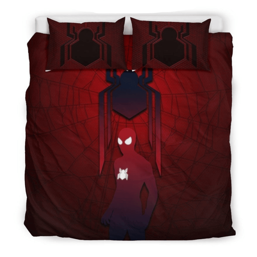 Spiderman Bedding Set MV Spiderman Logo Silhouette Duvet Covers