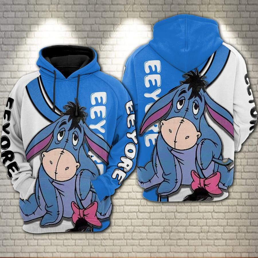 Eeyore Donkey Winnie The Pooh Aop Hoodie