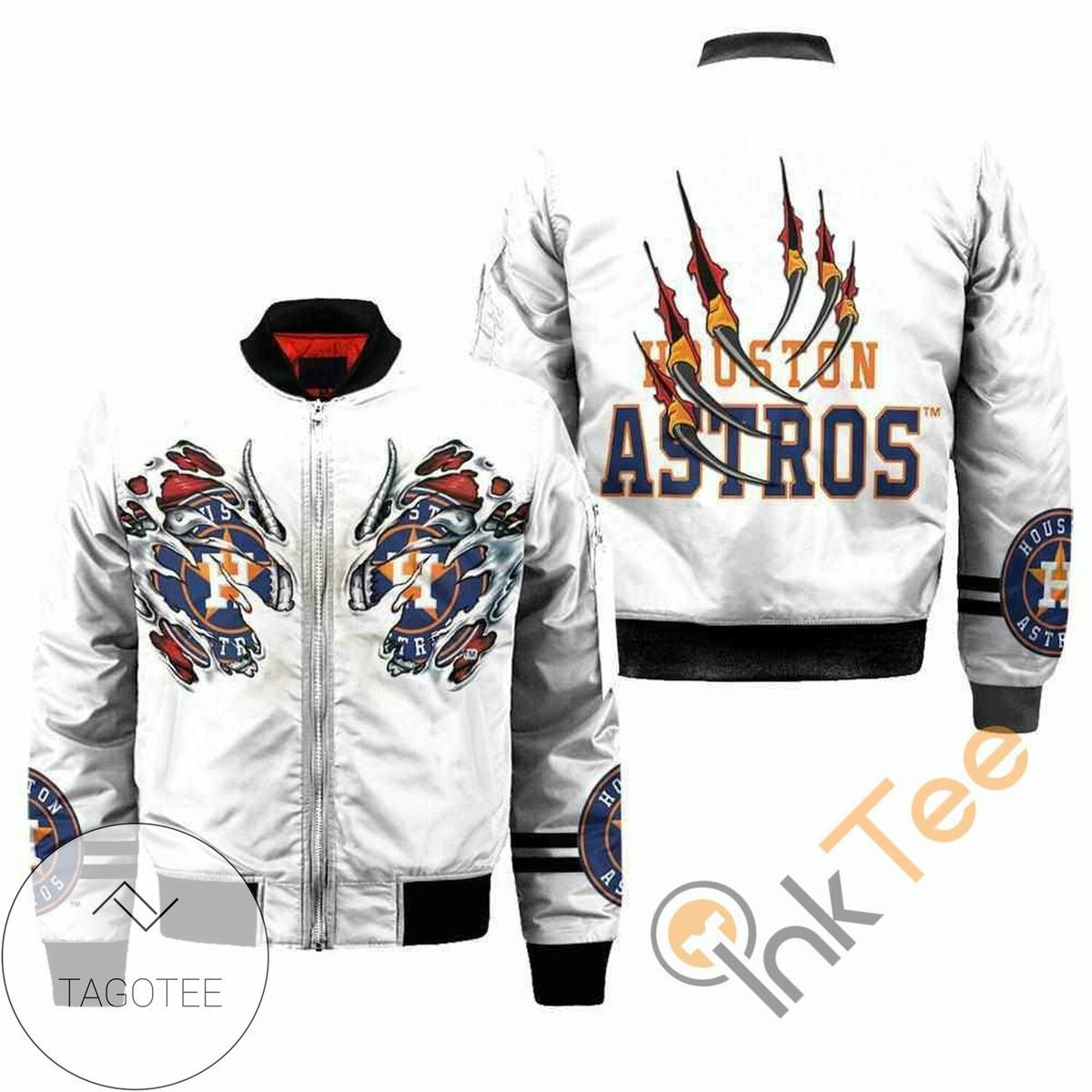 Houston Astros Claws Apparel Bomber Jacket