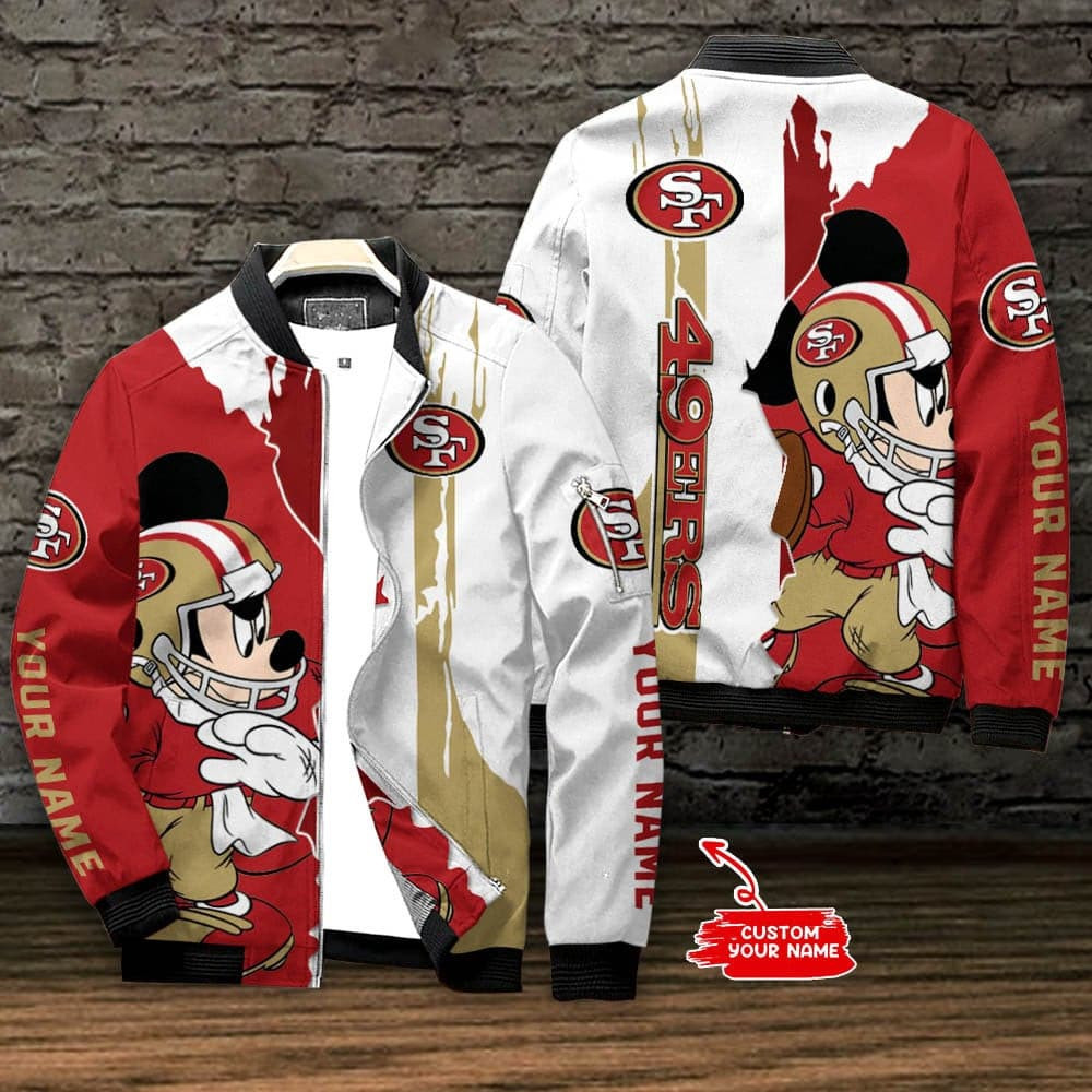 San Francisco 49ers Personalized Bomber Jacket BG757