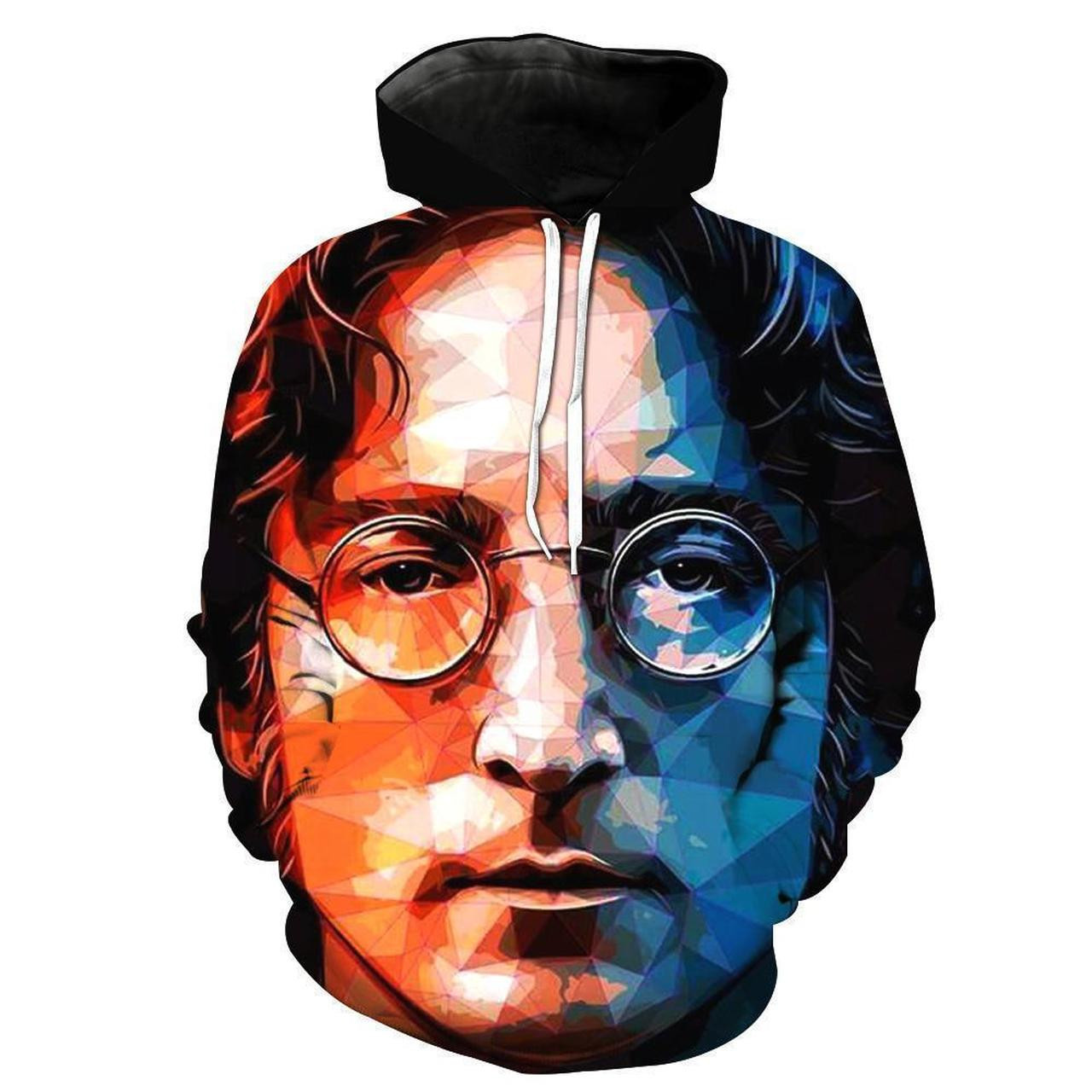John Lennon 3D All Over Print Hoodie & Zip Hoodie