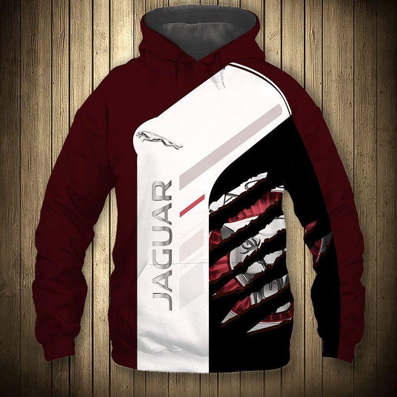 Jaguar Sport Car 5k484 Cartoon 3d Hoodie Zip Hoodie