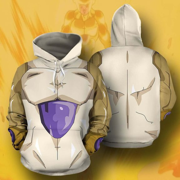 Golden Frieza 3D All Over Print Hoodie & Zip Hoodie