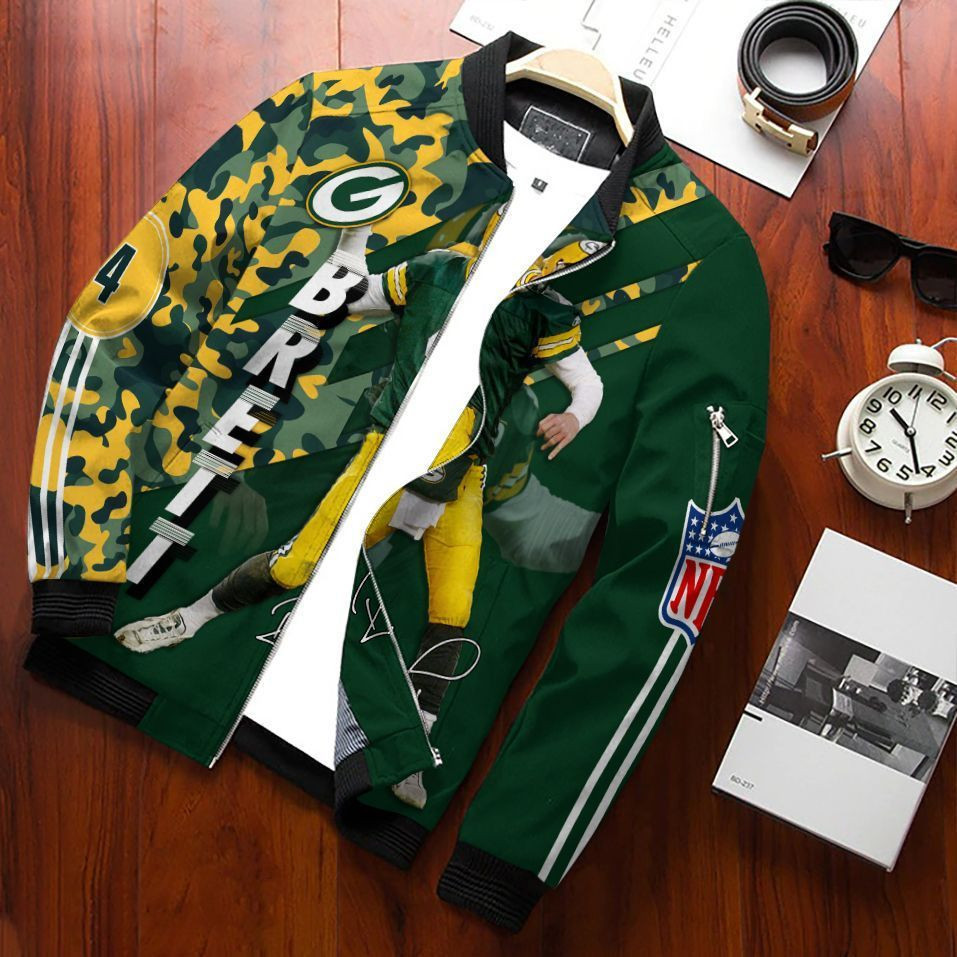 Brett Favre - Green Bay Packers Bomber Jacket 041