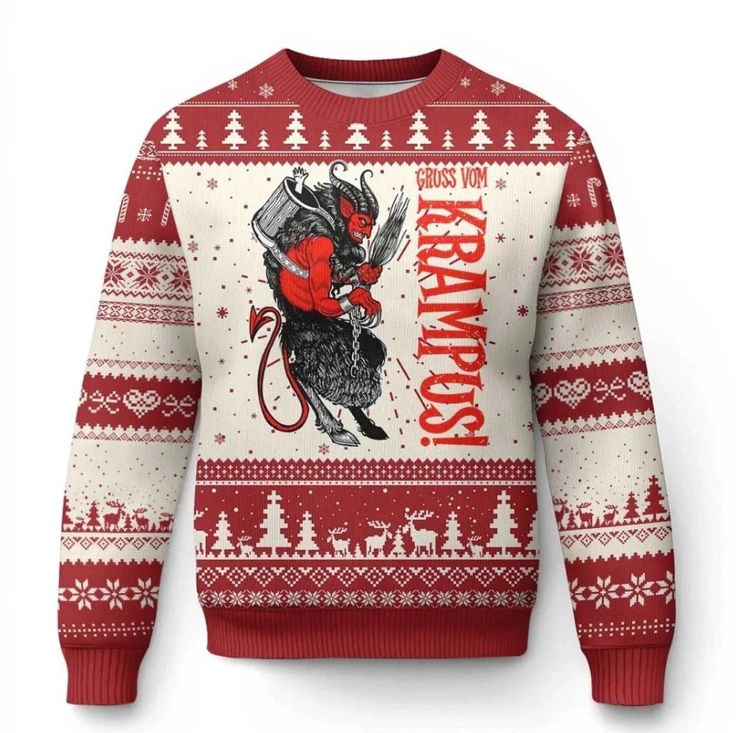 Krampus Ugly Christmas Sweater