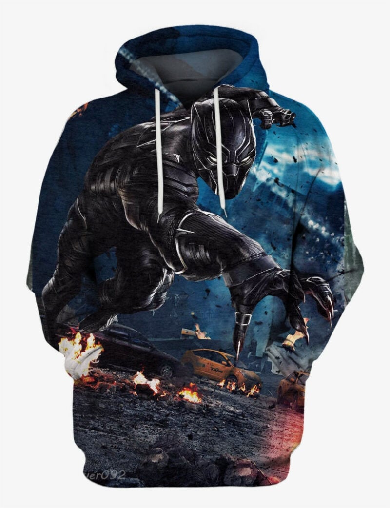 Black Panther Hoodie 3d