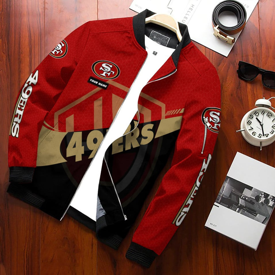 San Francisco 49ers Personalized Bomber Jacket BG840
