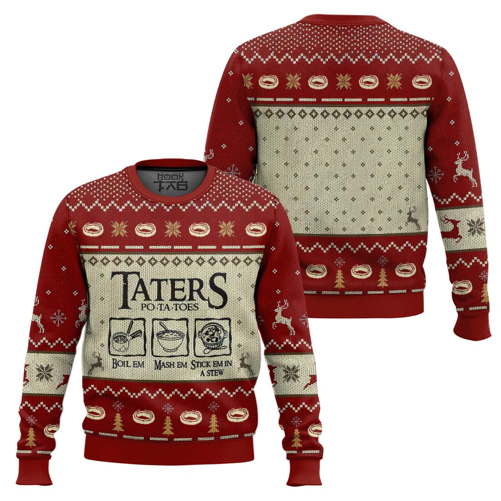 Taters Potatoes LOTR Ugly Sweater