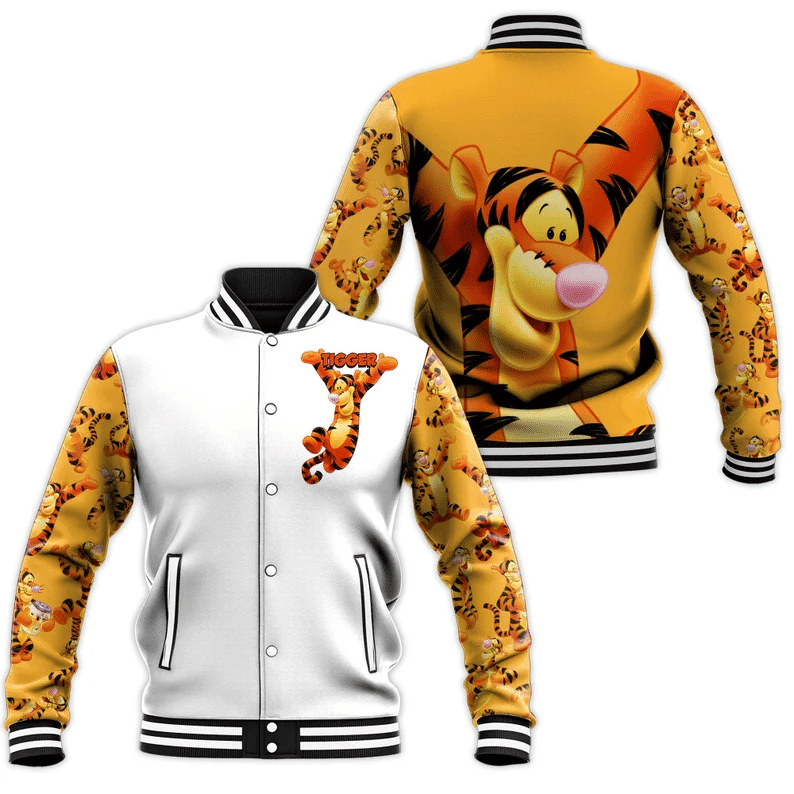Tigger Winnie The Pooh Disney ,gift For Winnie The Pooh Fans Baseball Jacket