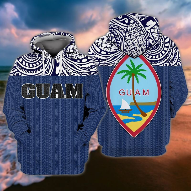 Guam  3d Hoodie Zip Hoodie