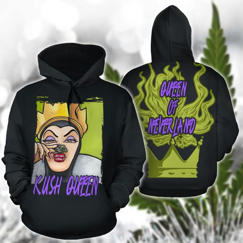 Queen Of Neverland, Kush Queen All Over Print Hoodie