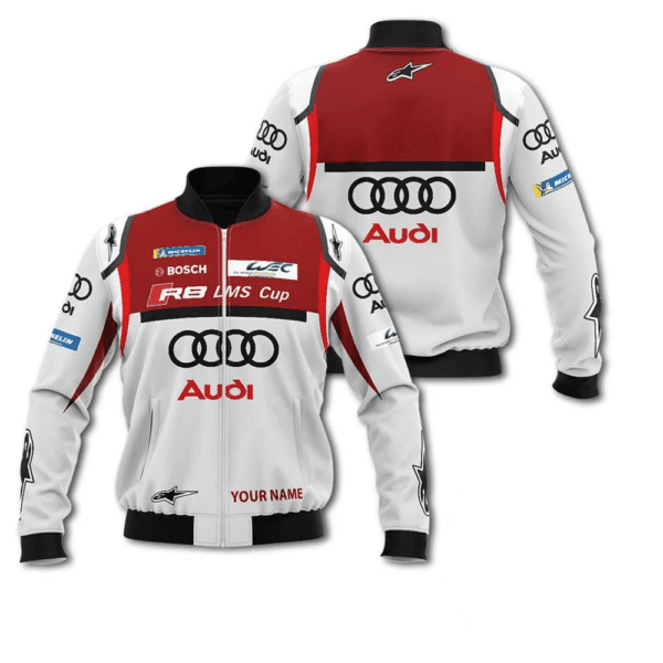 Personalized Audi Racing Bosch Bomber Jacket 898 267