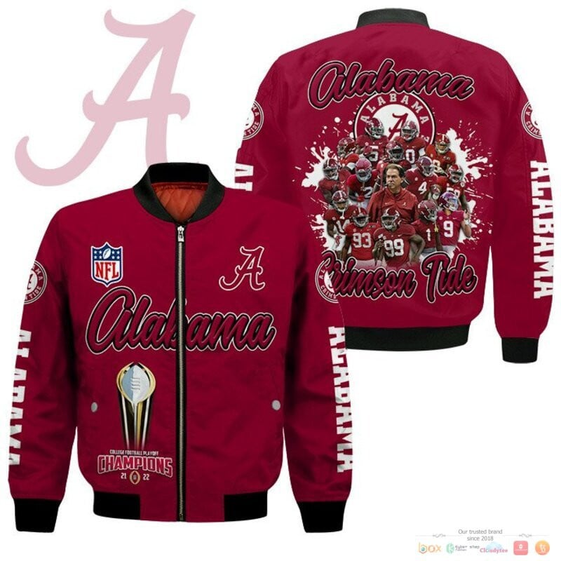 Alabama Crimson Tide Bomber Jacket V13